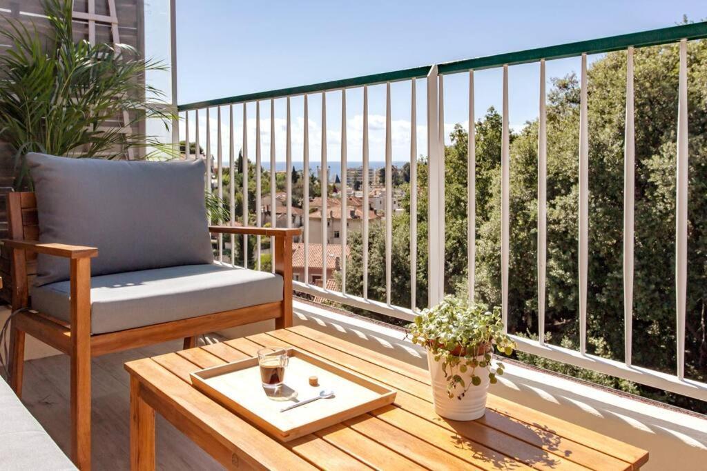 L36 Sea View Terrace 10Min Walking To Sea/Parking & Ac Apartment Nice Exterior photo